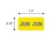 Nevs Label, Monthly Tab June 3/4" x 1-1/2" White w/Yellow & Black Reverse XM-T-JUN - alternate 2
